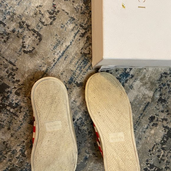 Kids Stripped Gucci Slip On - Picture 3 of 5